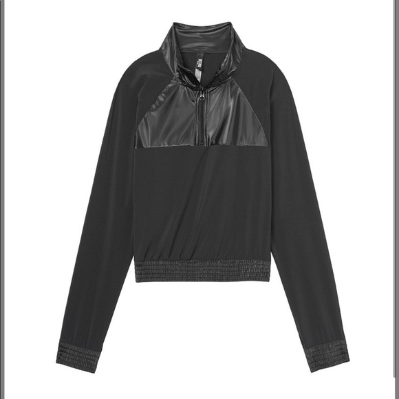 Victoria’s Secret Sport Black Half ZIP Pullover NWT - Picture 3 of 8